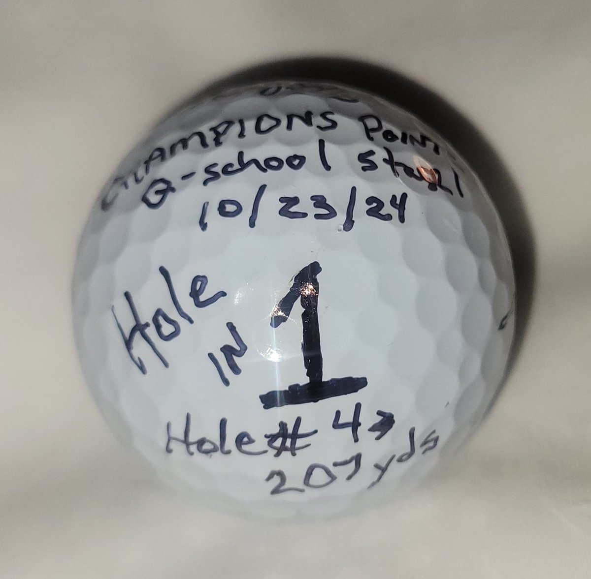 GISLandmark's tweet photo. Glad I was there to see this shot and watch Drew do what he loves to do and works hard at! That was fun, and I might have let out a little roar on that hole in one! Stage2 up next! https://t.co/US5hPeBbXO