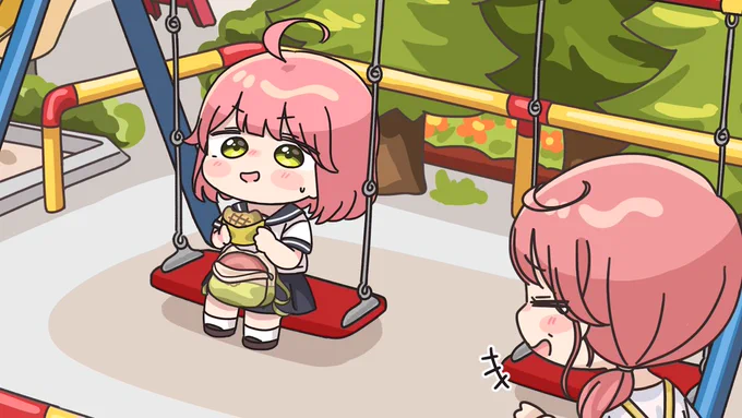 お母さんと喧嘩して家出するもすぐに見つかってしまったみこち#miko_Art 