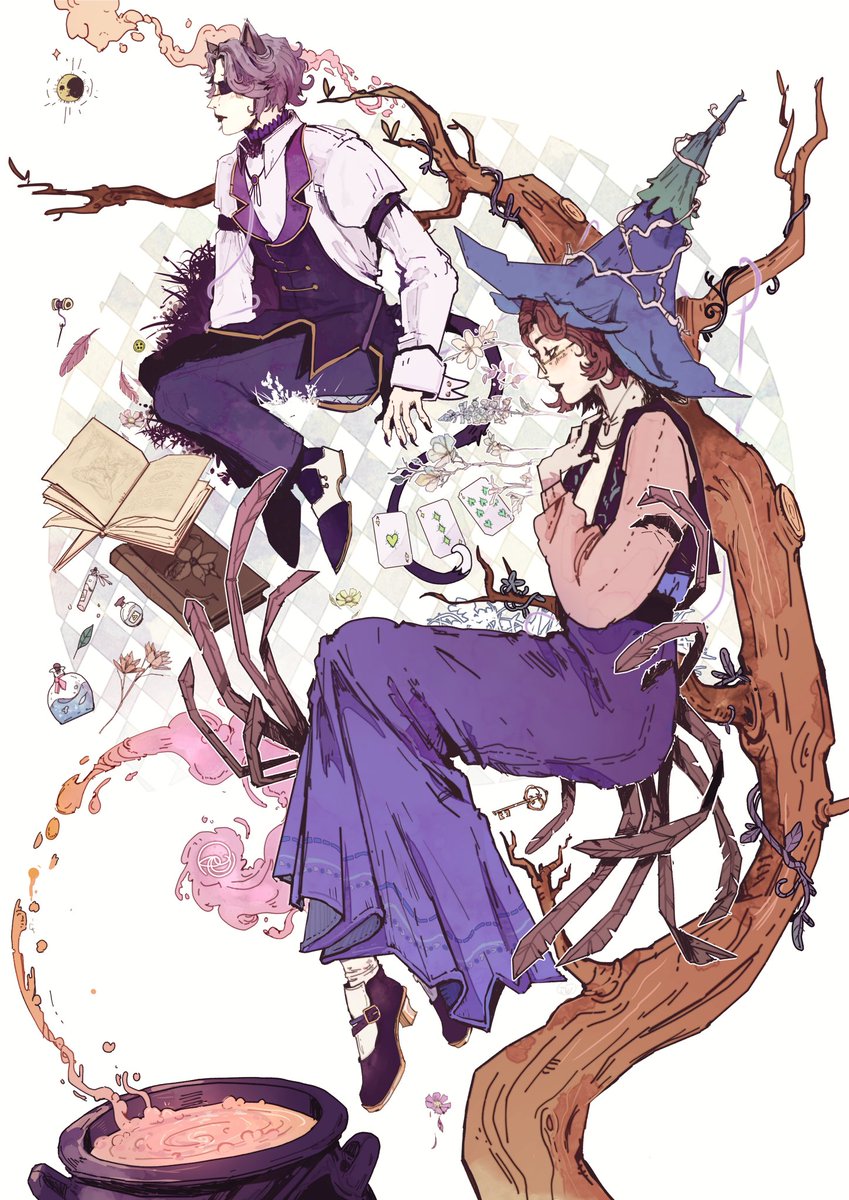 The pinecone pig brought you…

Floral witch Olivia and cat familiar Daan!

#FearandHunger #fearnandhungertermina