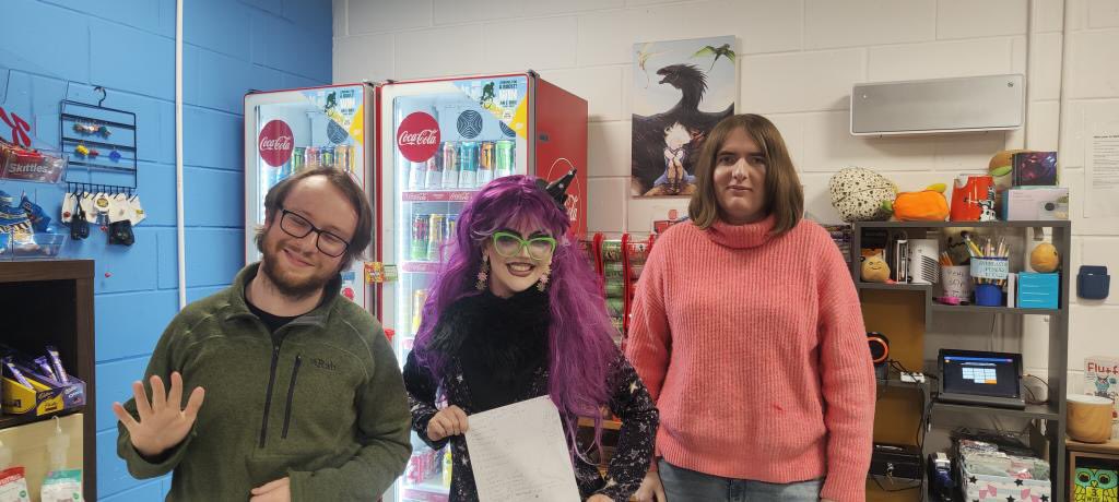 Awesome weekend so far! 

Today: Fundraising quiz &amp; drag bingo- National Autistic Society (Larne&amp;Carrickfurgus Branch) took home an envelope of money for their organisation. 

Quiz won by Team “other teams hate this one hack for success (cheating)!