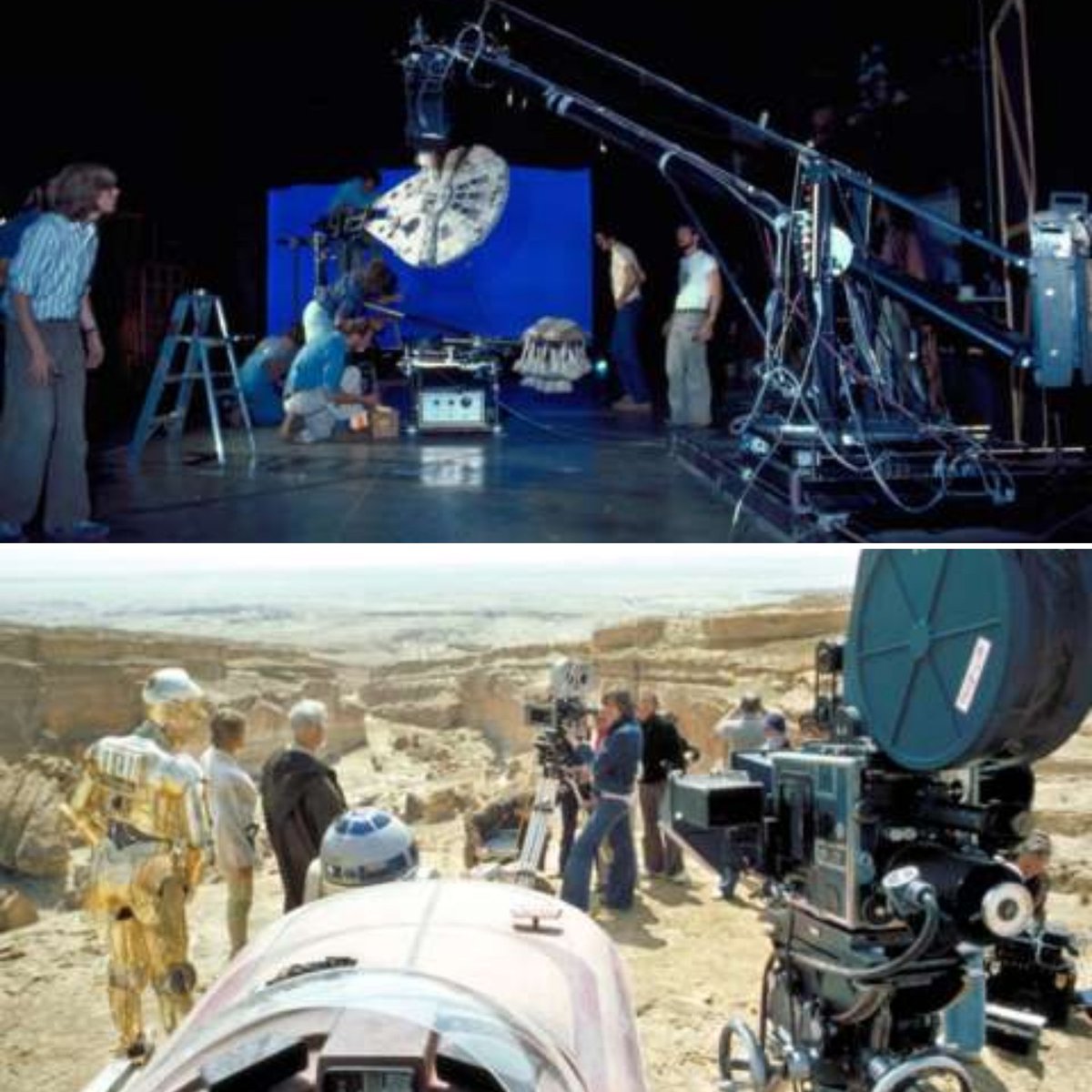 DanJWheeler1's tweet photo. Born 1976 
I assume most of the photos relate to 1976 Making of Episode 4 A New Hope. https://t.co/4MIP5T5Dy4