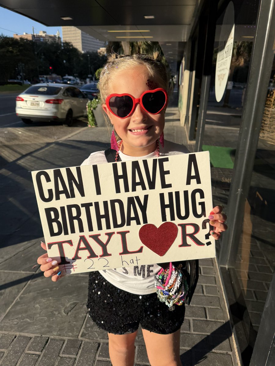Come see the birthday girl N2 in section 145 row 9 #ErasTour <a href="/taylornation13/">Taylor Nation</a> 

She’s in her Double Digit Era and ready for her first <a href="/taylorswift13/">Taylor Swift</a> concert!!! 🫶✨✨✨❤️❤️❤️