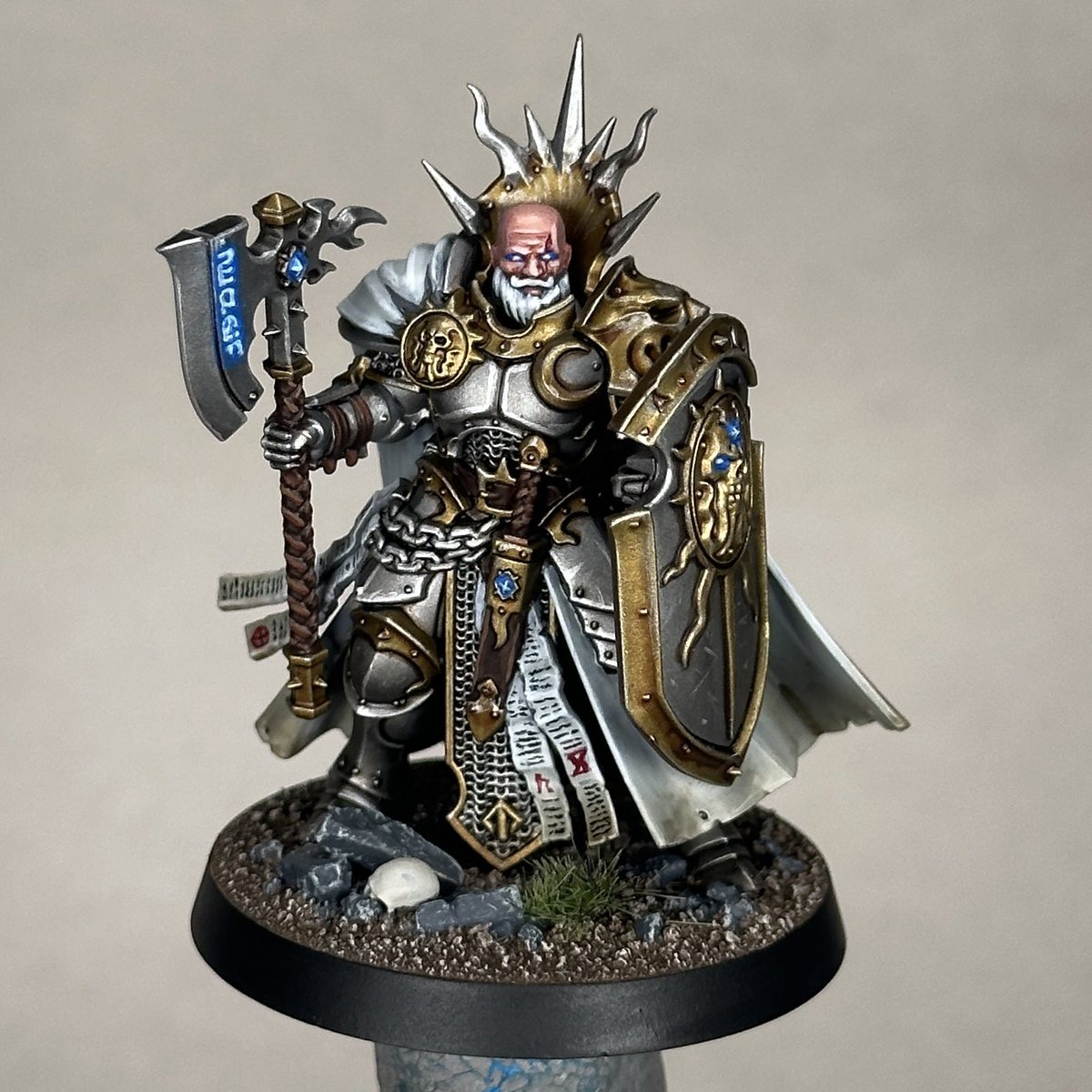 Col_Festus's tweet photo. First 3 Reclusions done! #paintingwarhammer #warhammeraos #newaos #stormcasteternals #stormcast #warhammercommunity #ageofsigmar #gamesworkshop @warhammer https://t.co/xmp0cbKMRV