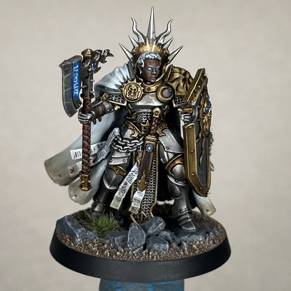 Col_Festus's tweet photo. First 3 Reclusions done! #paintingwarhammer #warhammeraos #newaos #stormcasteternals #stormcast #warhammercommunity #ageofsigmar #gamesworkshop @warhammer https://t.co/xmp0cbKMRV