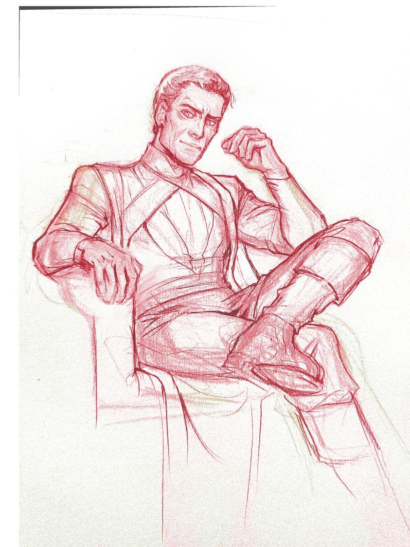 *Moonlight Magic by Ashniko blasts from the other room* I did the insufferable villain version of BabyGirl-afied for my Machiavellian priest!!!