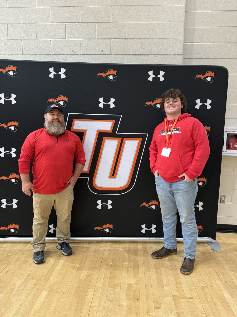 Great time at Tusculum University today and a great win for them over Anderson!!! <a href="/taylorbetsu32/">Billy Taylor</a> @_Coach_Mc