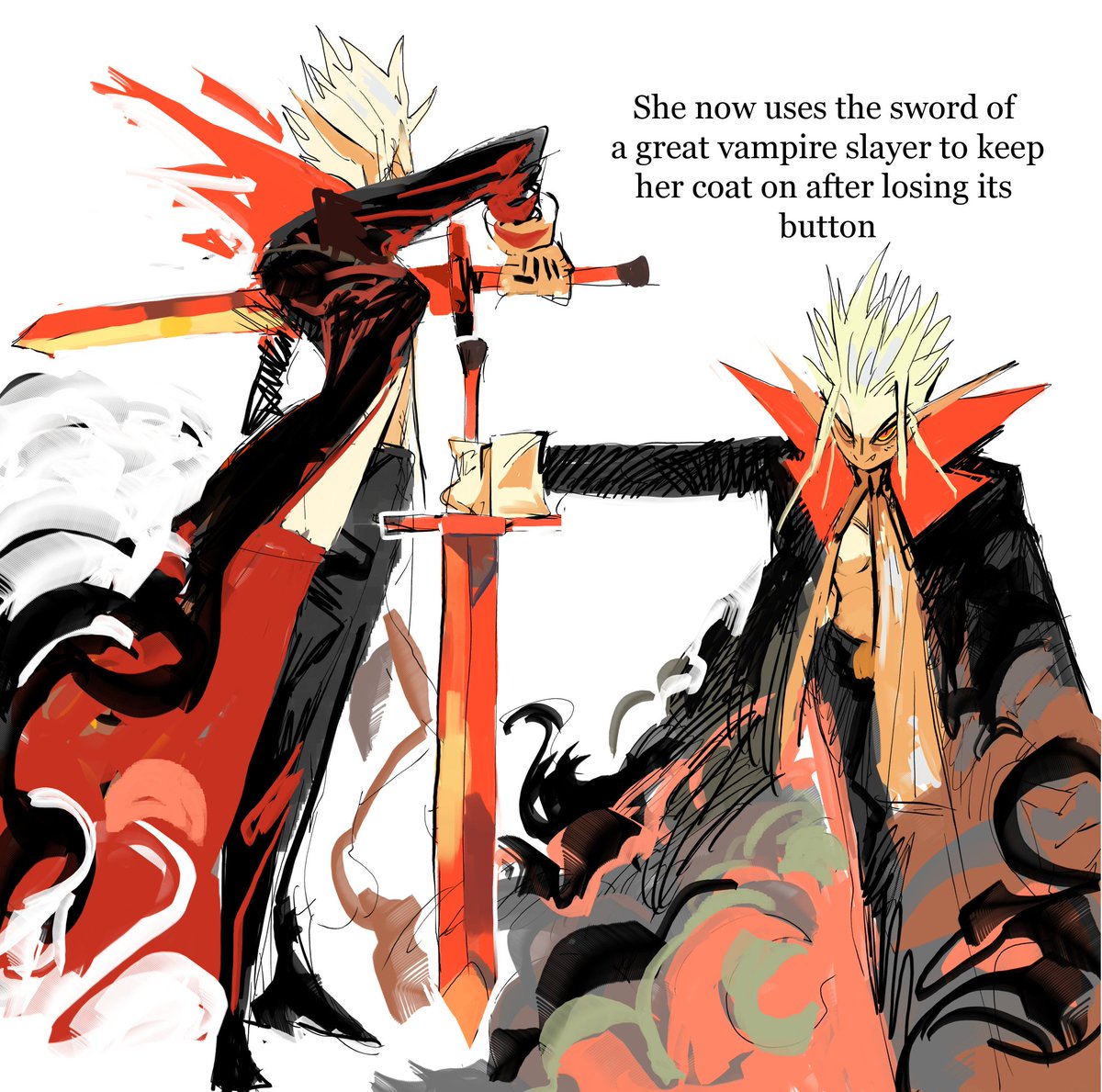 Bkenhopper's tweet photo. Something a little different from Goretomber. Just some fanart of @LunyDoobles' character Lillim the Impaled. Definitely did think about drawing her for the "Impaled" entry though
#fanart #lillim #Bken #sketchbook #CartoonArt https://t.co/81bXL4EcrT