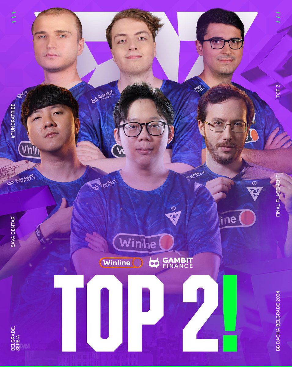 TundraEsports's tweet image. It was not enough this time but we had great games, learned a lot, tried our best and are proud of our team! 💙 🙏🏼

Thank you everyone, cheering for us, be it online or here in the crowd! 💙

#TundraTribe