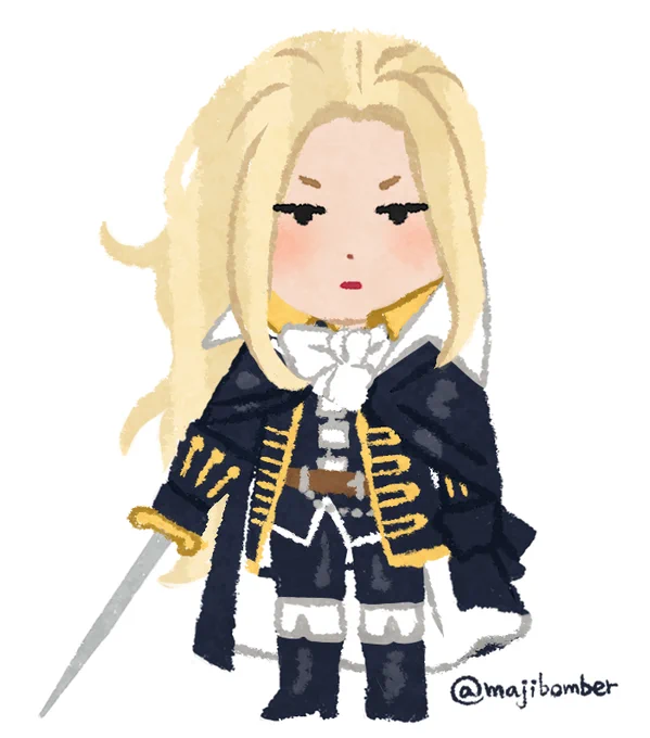 逆いらすとやチャレンジ 蒼真くんとアルカードさんReverse Irasutoya Challenge but with Castlevania characters 