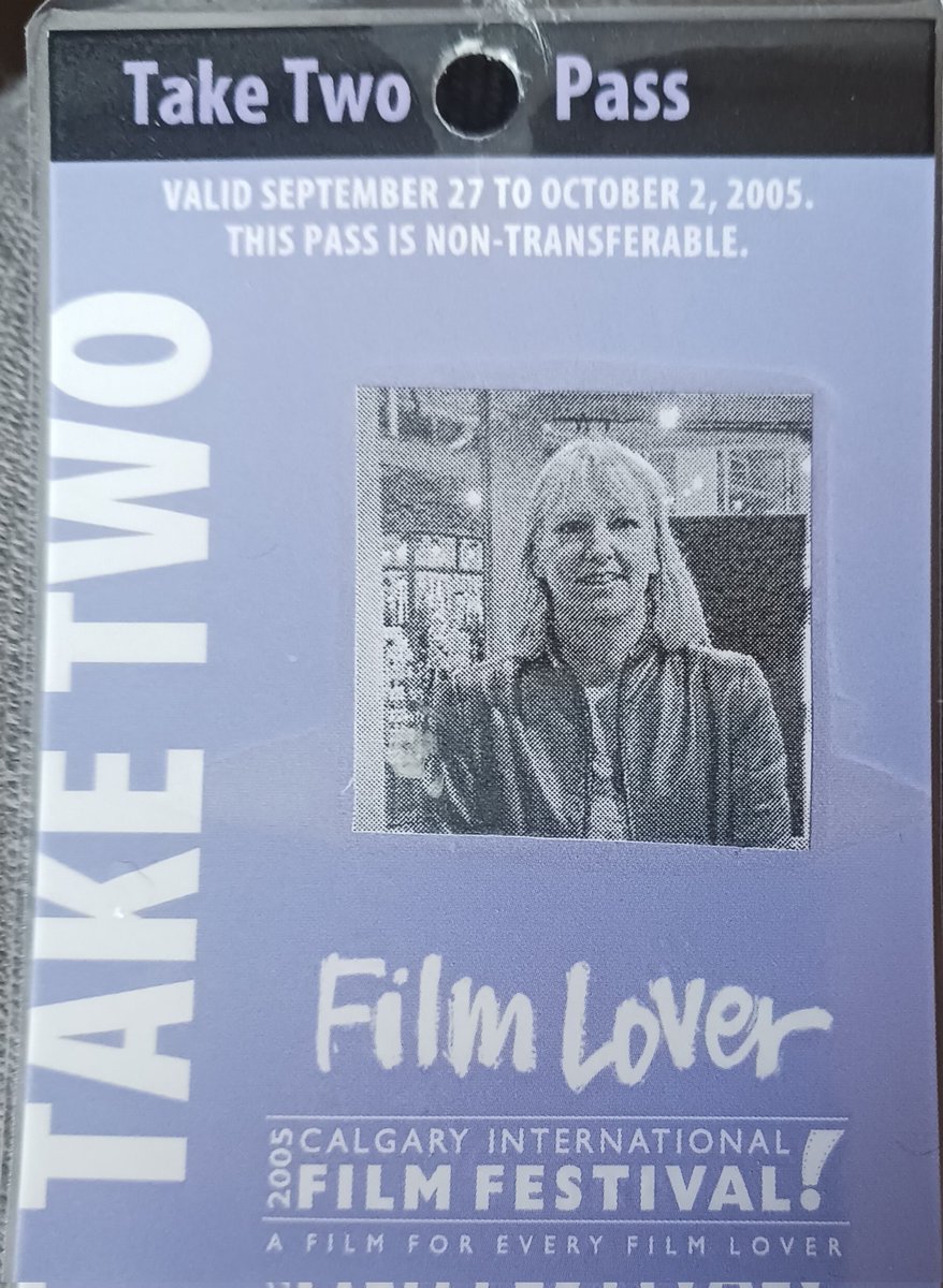 My 2005 <a href="/CIFFcalgary/">Calgary International Film Festival</a> pass. Still a film lover....