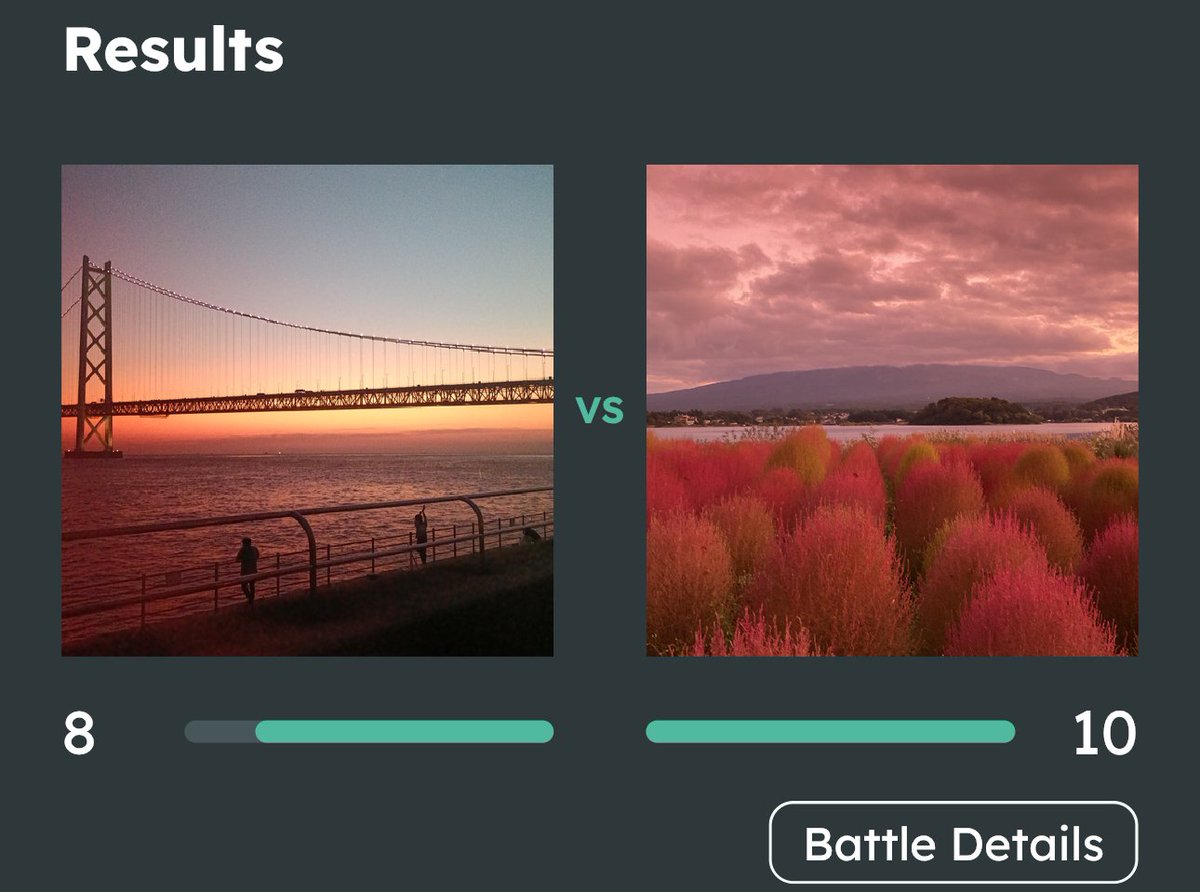 shark30m's tweet photo. #SNPIT #SNAPtoto
Thank you for your participation.
The results of the 6th round are as follows
1,food ️ ️⭕️
2,Flower ❌
3,animal ️⭕️
4,nature ️ ❌
5,human ❌
6,??
What is your result?
If you guessed all five, please reply to this post with your predictions and before and after photos of the match.