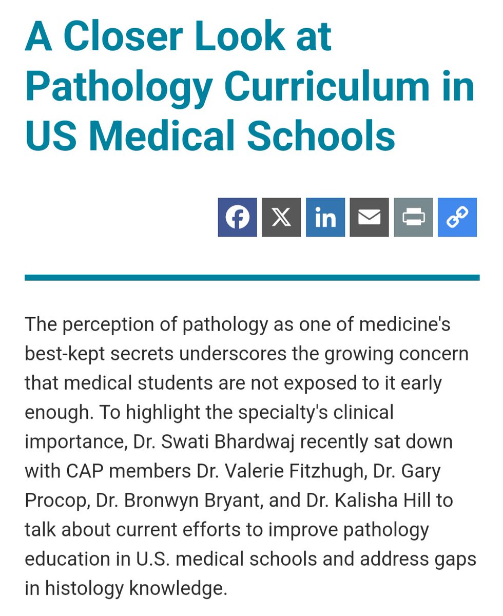 Swati Bhardwaj, MD (@drswatibhardwaj) on Twitter photo Honored to join <a href="/kalishahillmd/">Kalisha Hill, MD, MBA for CAP President-Elect 2025</a>
@DrFNA <a href="/GaryProcop/">MicroBytes</a> and Dr. Bronwyn Bryant on the latest <a href="/Pathologists/">CAPathologists</a> podcast to discuss the vital role of Pathology in Medicine and how we can better integrate it into med school curricula. Listen in as we talk education, histology, and the future Honored to join <a href="/kalishahillmd/">Kalisha Hill, MD, MBA for CAP President-Elect 2025</a>
@DrFNA <a href="/GaryProcop/">MicroBytes</a> and Dr. Bronwyn Bryant on the latest <a href="/Pathologists/">CAPathologists</a> podcast to discuss the vital role of Pathology in Medicine and how we can better integrate it into med school curricula. Listen in as we talk education, histology, and the future