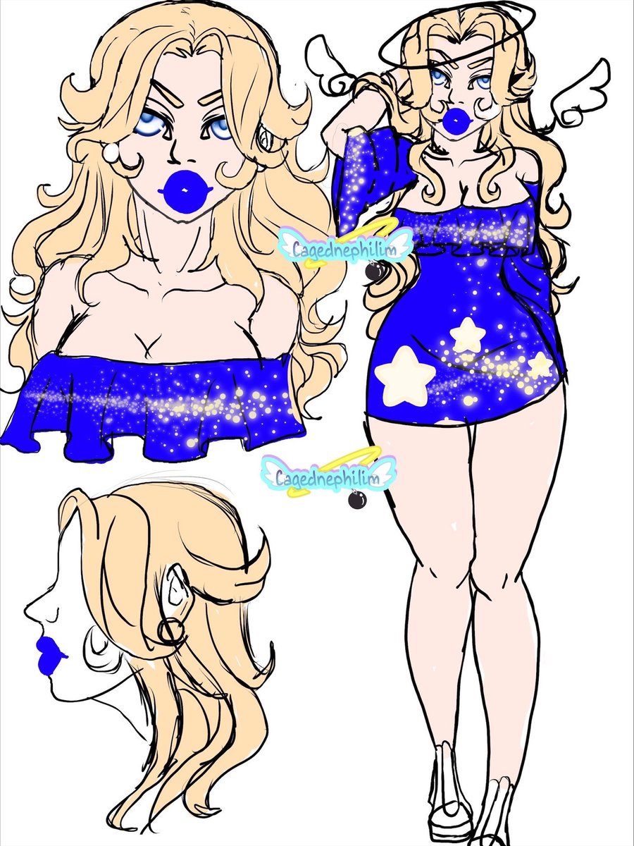 CagedNephilim's tweet photo. @elyvieen My girl Anastasia would look so good in your style thanks for the chance https://t.co/69OS5pvvft