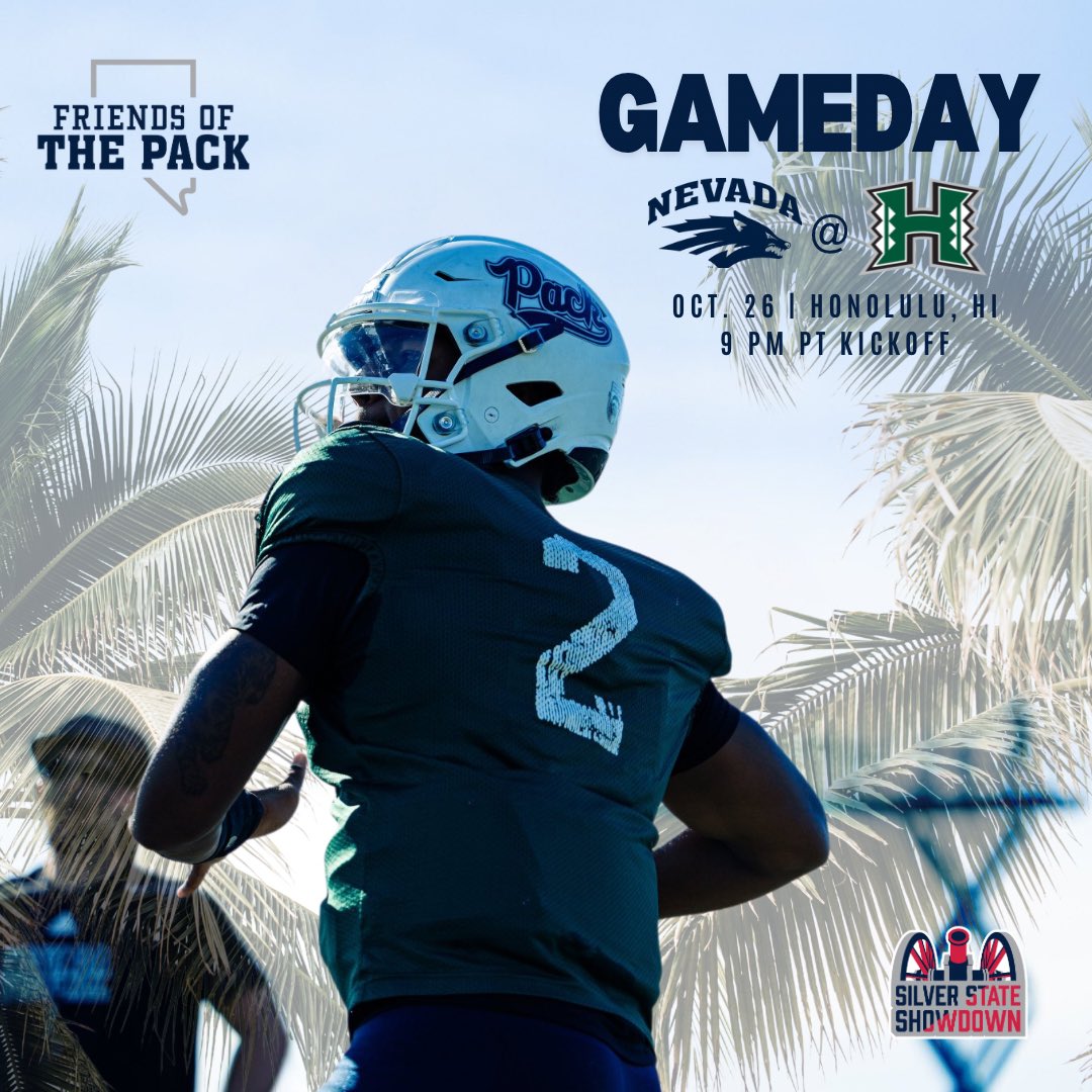 FriendOfThePack's tweet photo. It’s almost game time, Nevada!! Tune into @NevadaSportsNet at 9PM to watch the Wolf Pack take on Hawaii 🌈🤝🐺 

#FriendsofthePack #nevadawolfpack #NIL https://t.co/IhzJlffzAk