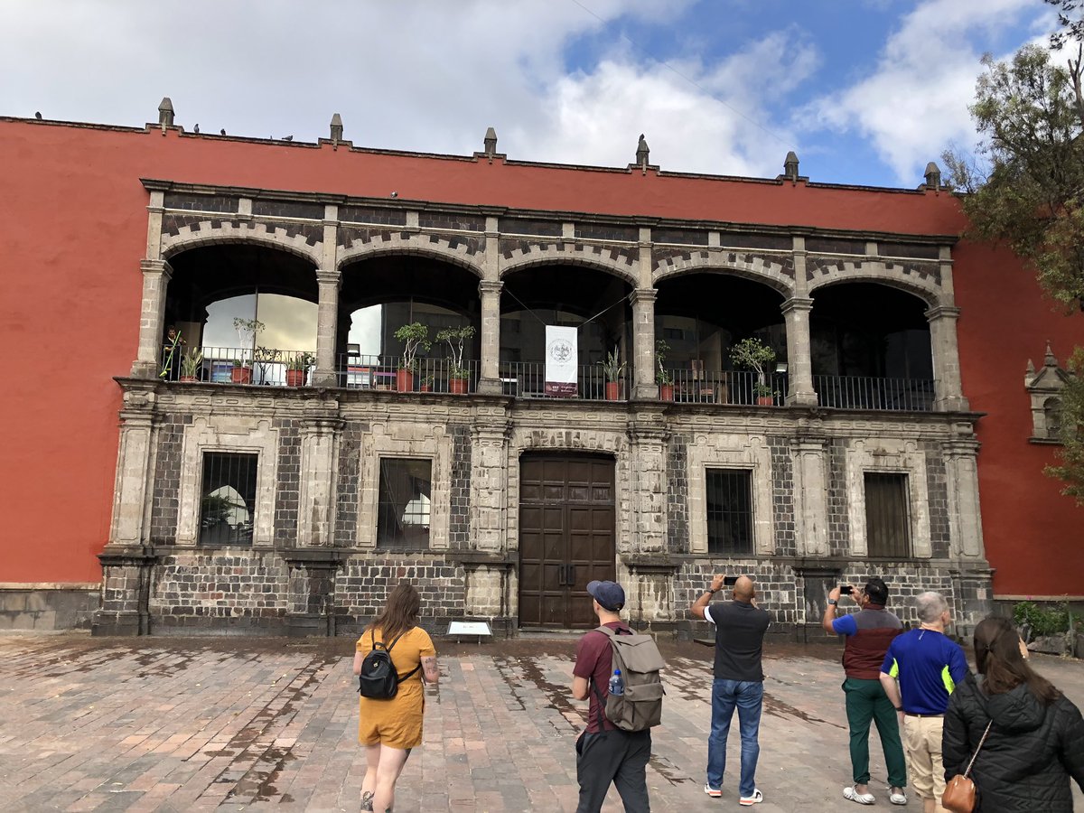 AJthercdude's tweet photo. Our third day in Mexico City consisted of a group tour to go see several historical sites. We began with a visit to the Plaza of Three Cultures. https://t.co/MFYidvwhDN