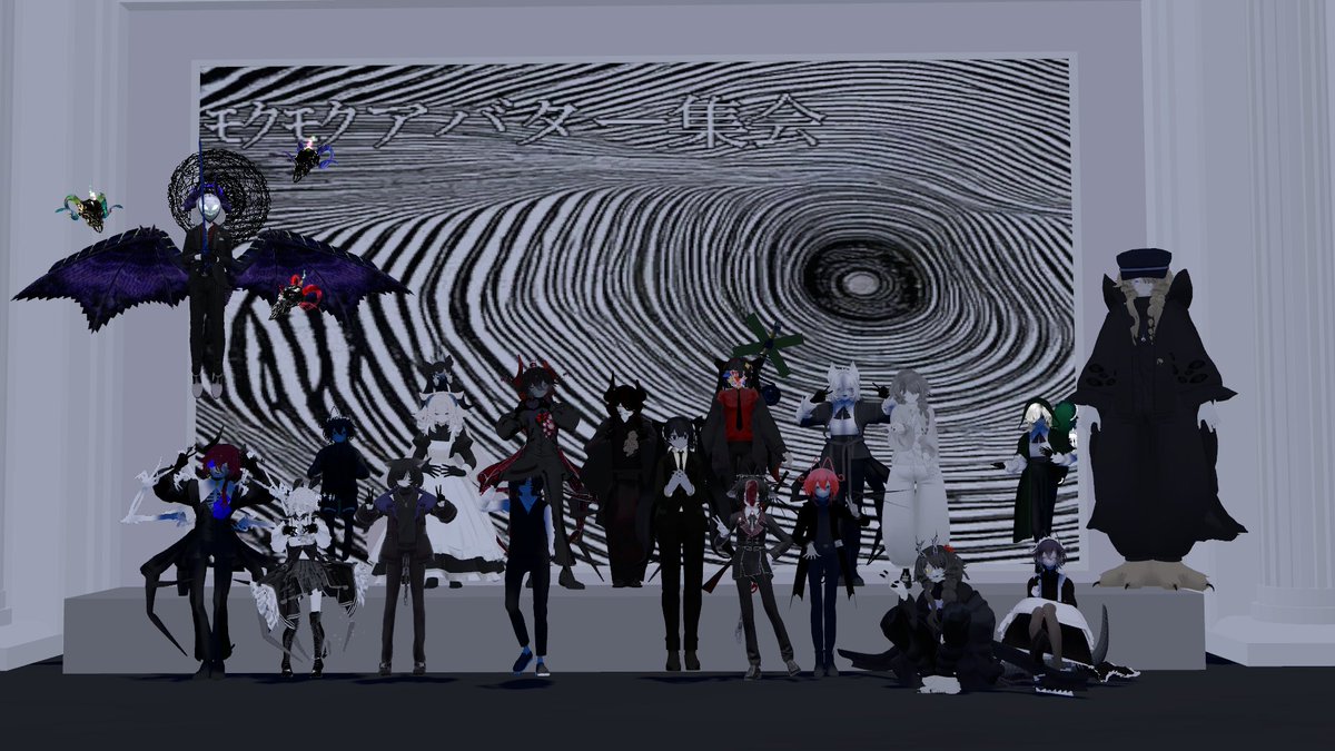 __idn's tweet photo. 初めて参加させていただきました～～！自分は全く改変出来ていないし、素敵な方がたくさんいたのでｳｯｳｯ...ってなってましたがとても眼福でした...！頑張って勉強します......。
ミヴョルくんちゃんもだけど、ルェルツくんもかわいいね～～～～

#ﾓｸﾓｸアバター集会 https://t.co/tG7Sps8MiK