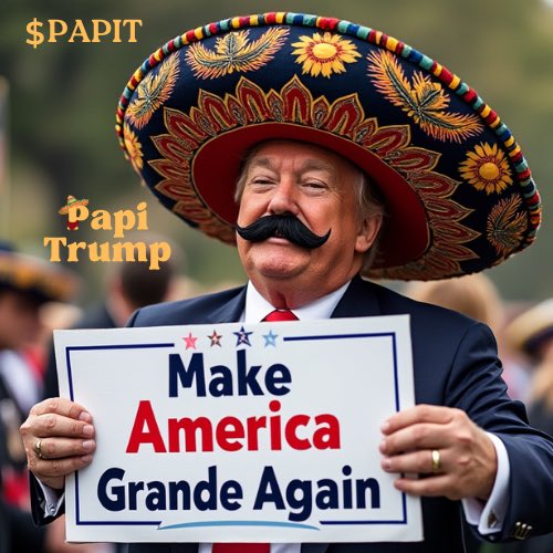 papitrump2024's tweet photo. @Gundrummer69 Make America Grande Again frens!!! #PAPIT https://t.co/VoSvvthwYx