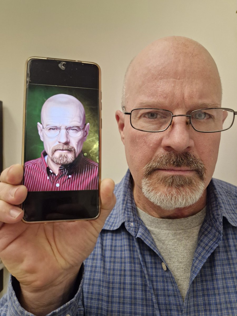 He's got the easiest Halloween costume..... <a href="/BryanCranston/">Bryan Cranston</a> 
Disposable painter overalls and goggles and done.