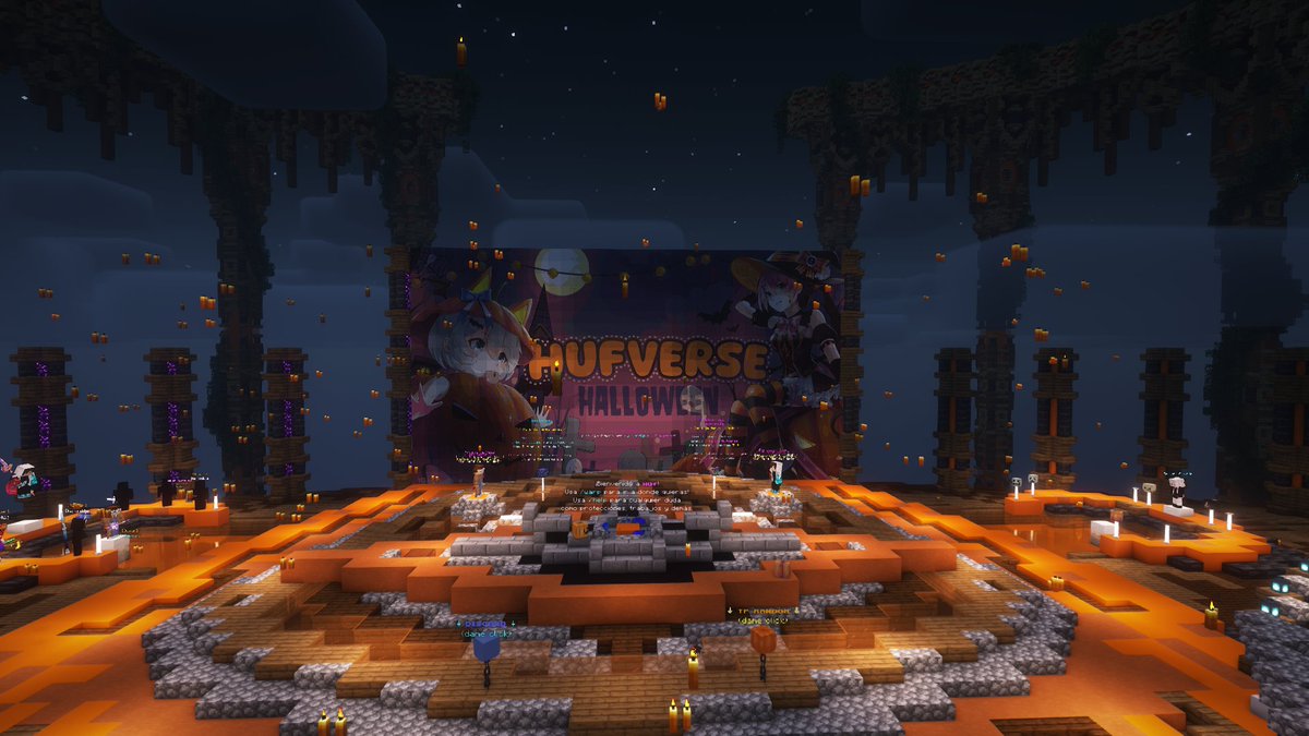 hufverse's tweet photo. Waaa Feliz halloween🎃 
#Halloween  #Minecraft  #hufverse https://t.co/zDcv5XauJJ