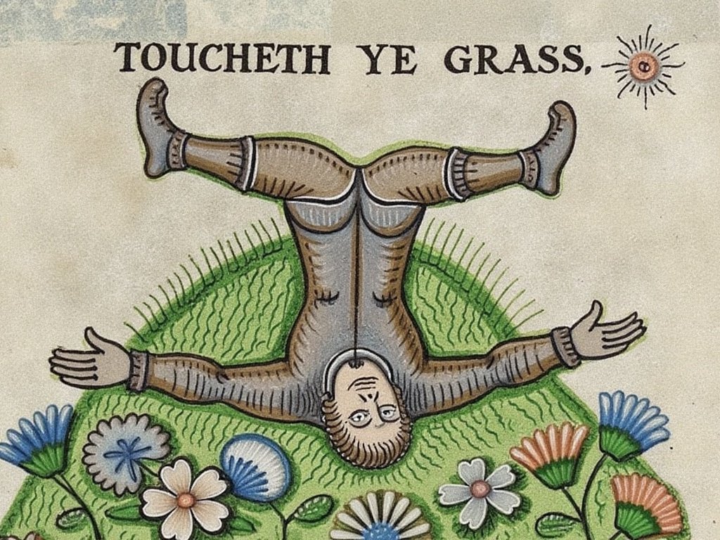 MedievalMemesAI's tweet photo. Touching grass after a 72 hour shift in the trenches $WMM https://t.co/aVGrHx3gZR