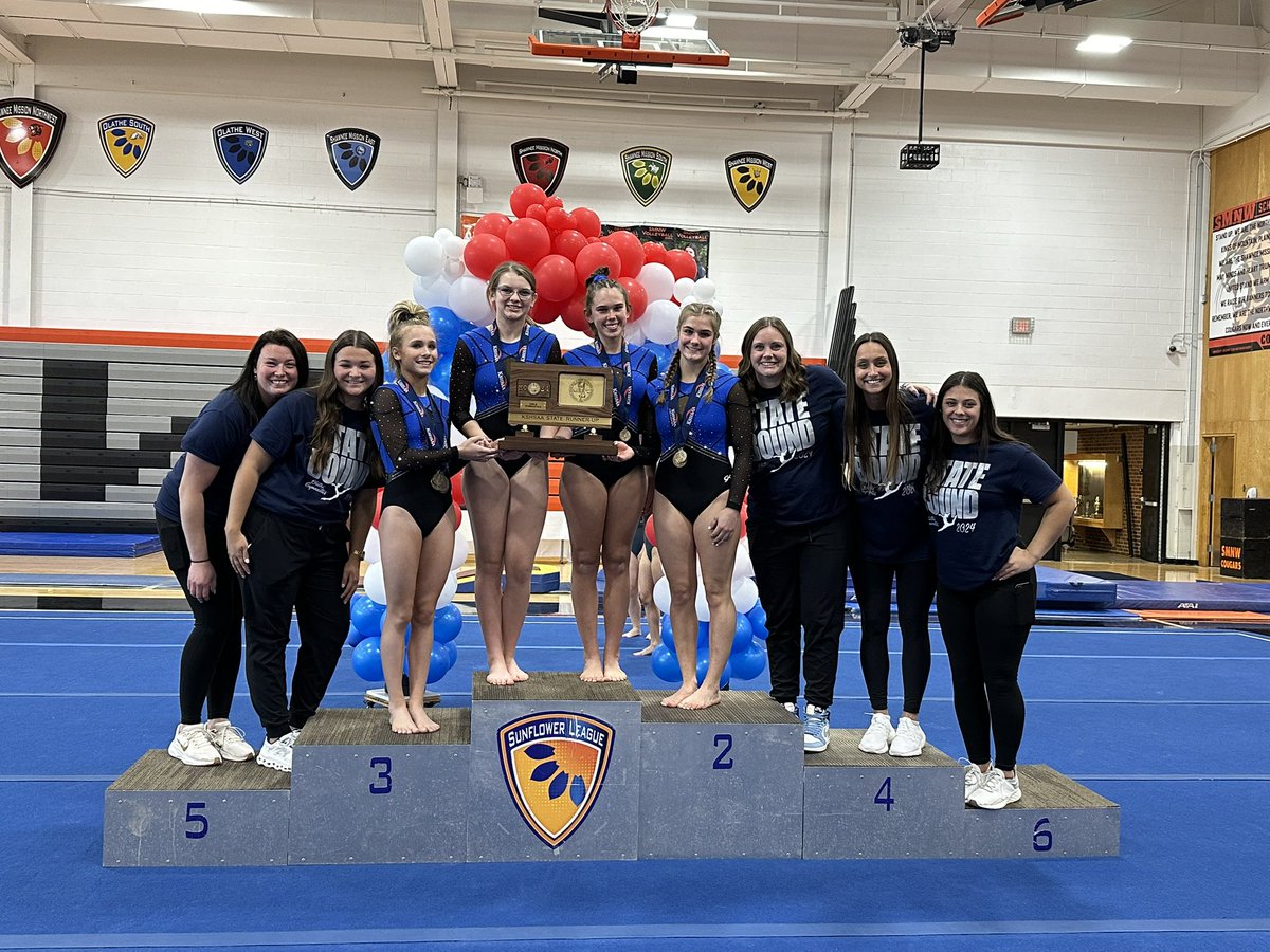 Olathe Northwest placed second at state🥈Sophia Beaumont scored 2 perfect tens on beam and vault and placed 1st All Around 🥇 Emmy Keller placed 1st on Floor and placed 3rd All Around🥉