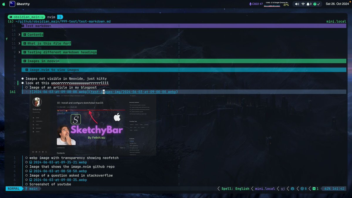link_arzu's tweet photo. I think I've found the perfect terminal emulator bois, expect a video with all the details and setup instructions soon, check out my YouTube channel "Linkarzu" #ghostty #kitty #alacritty #wezterm #macos #linkarzu https://t.co/Jm01hAwelk