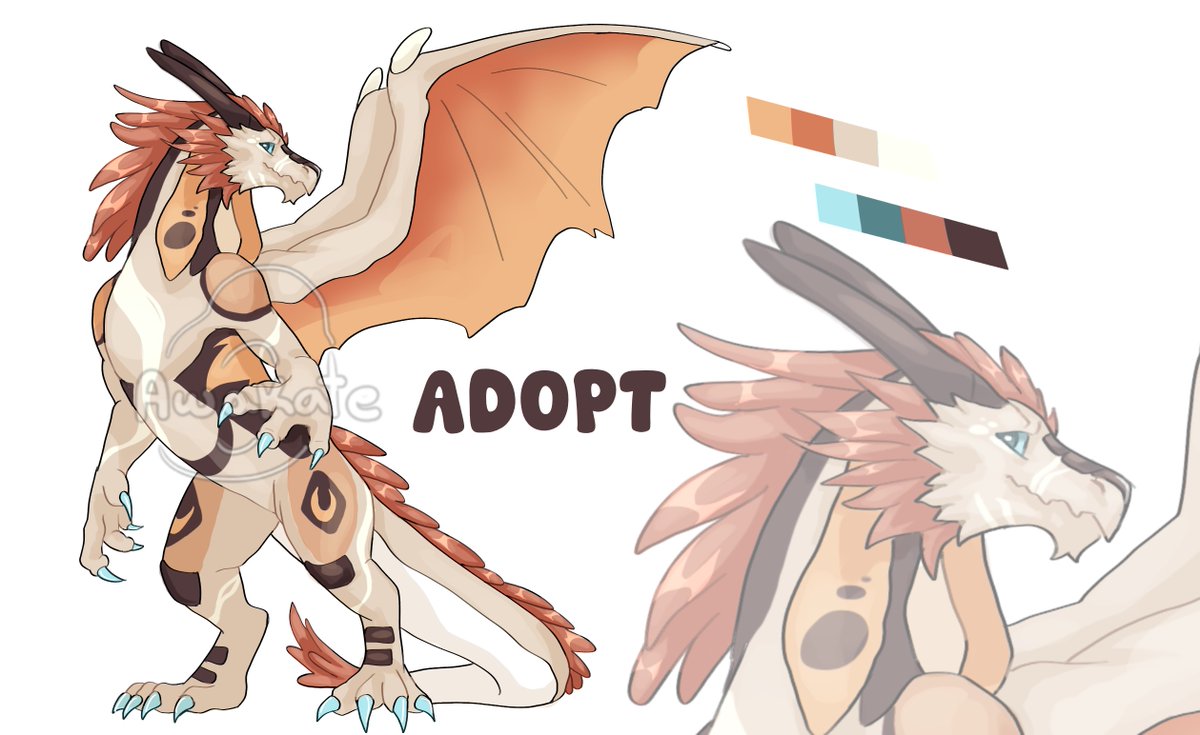 Some more dragon designs!

SB: 10€
MI: 3€
AB: 50€

Payment via PayPal only!

no refunds :[

auction ends 48h after latest bid or by bidding AB

#furry #adopt #adoptable #adoptables #adopts #desing #oc #furrycommision #scaly #scalies #dragon #dragonadopt #DnD