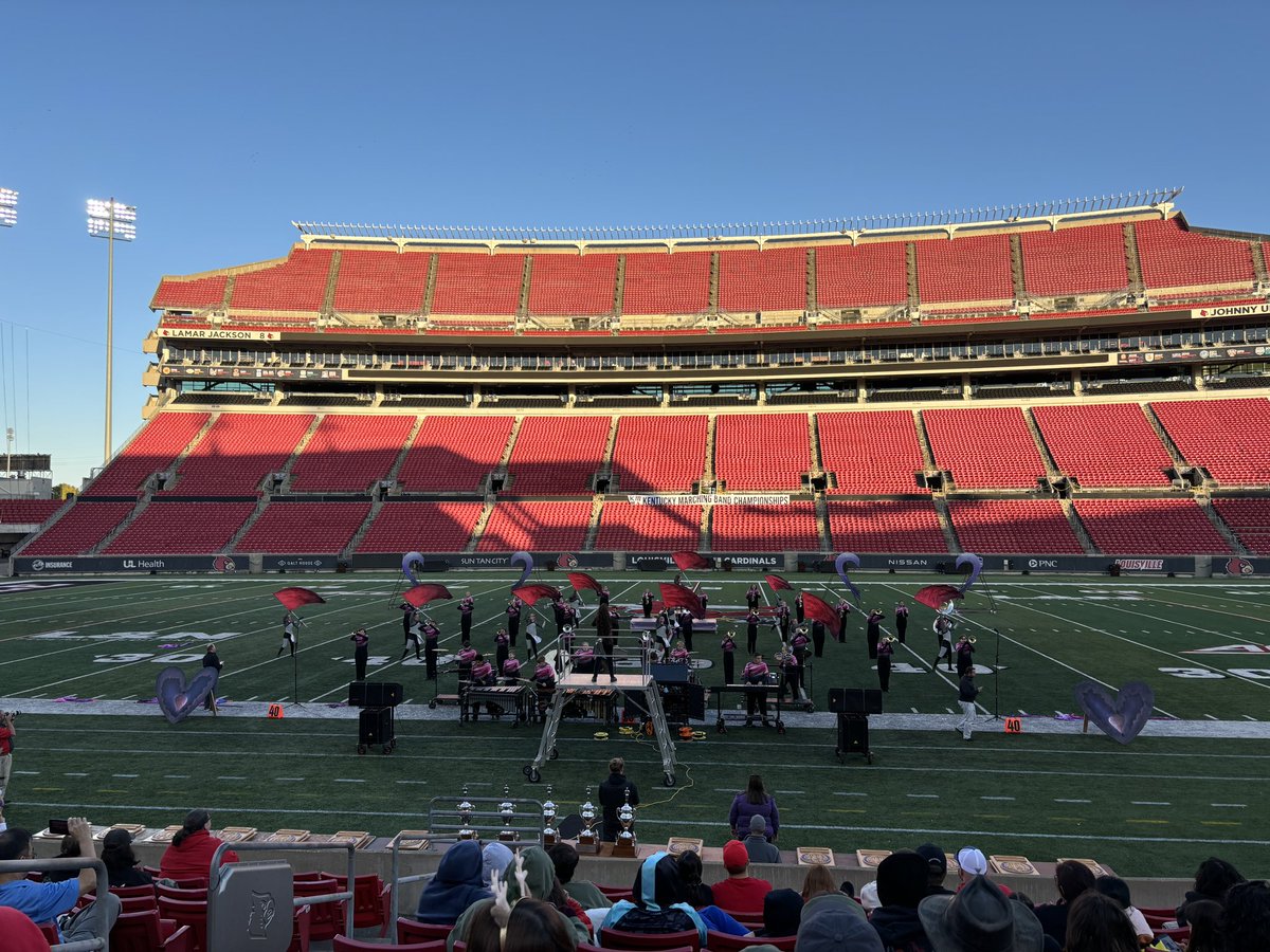 coachbooher's tweet photo. Our Mercer Co. Marching Band’s performance was excellent at state this evening. Now the wait until 11:30 pm to announce the results.
#TremendousPerformance
#GoTitans
#ProudTitan
🤞 https://t.co/h1tAK7P6Ke