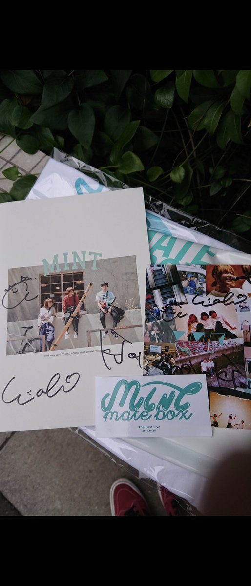 shinkoro_miejin's tweet photo. 5年前のMINT mate box 解散ライブの日の思い出①
好きなバンドの解散ライブが人生初体験だった5年前のあの日、もう二度とライブはしないのかと思いライブを全力で楽しみながらも哀しい気持ちにもなった日だったなぁ・・・😢
一夜限りかもだけど復活ライブしてくれることに感謝!🥹
#MINTmatebox https://t.co/IdP8kCFVC4
