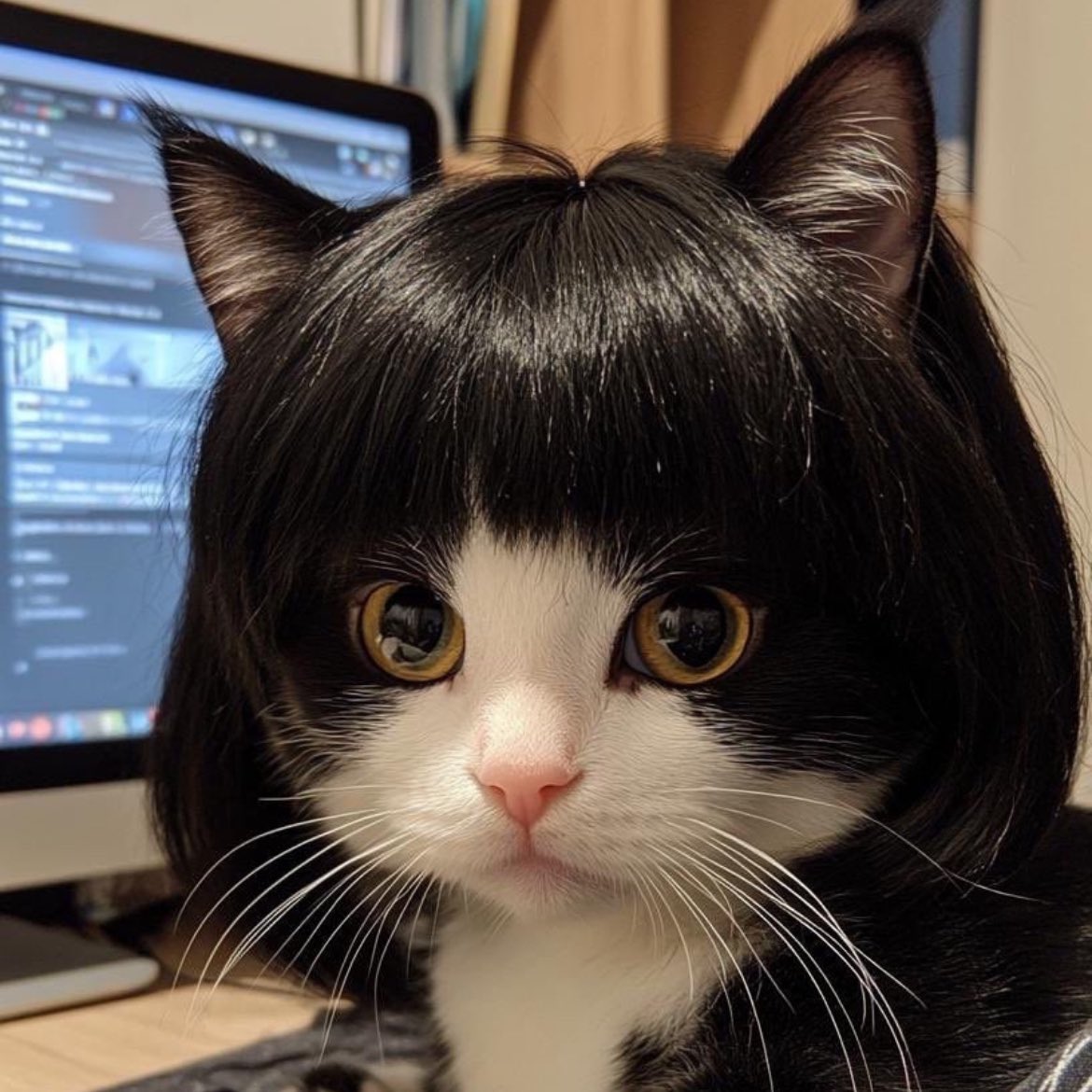 kittyaespa's tweet photo. Ma’am your bob is fire 🫐 https://t.co/vGaXPdO7jw