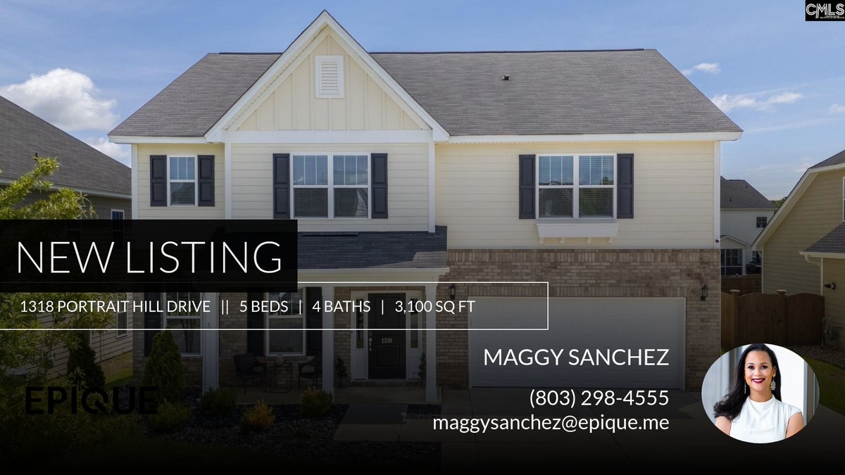 ItsMaggySanchez's tweet photo. 📍 New Listing 📍 Take a look at this fantastic new property that just hit the market located at 1318 Portrait Hill Drive in Chapin. Reach out here or at (803) 298-4555 for more information https://t.co/x25sg5F4mU https://t.co/M8mrdNsqce