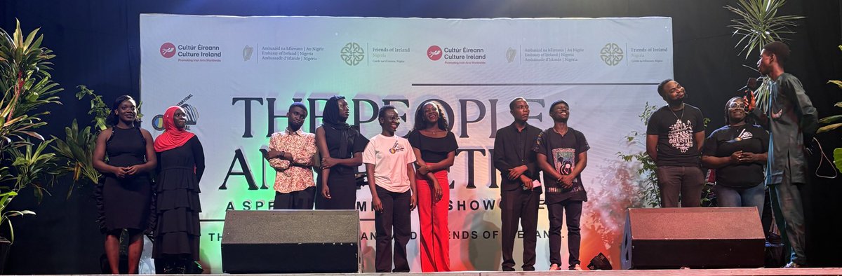 IrlEmbNigeria's tweet photo. An evening to remember in a packed Glover Hall, hosted by Joké Silva with 50 young poets, the ZODML finalists, stars of the Lagos International Poetry Festival including &amp; the great Dagogo Hart. All expertly curated by Aduke Gomez. Congratulations @DuksyG https://t.co/6N78bzEnnE