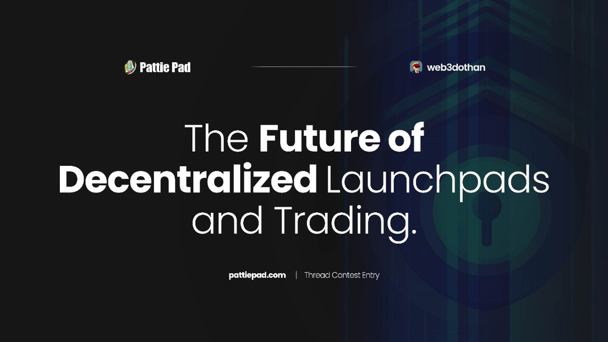 web3dothan's tweet photo. The Web3 ecosystem is rapidly evolving, with decentralized finance (DeFi) driving much of this transformation.

As new projects launch, the need for secure, scalable, and interoperable platforms is more significant than ever.

Read this 🧵.... 
@PattieSwap #PATTIE https://t.co/LJ8ovK0vvv