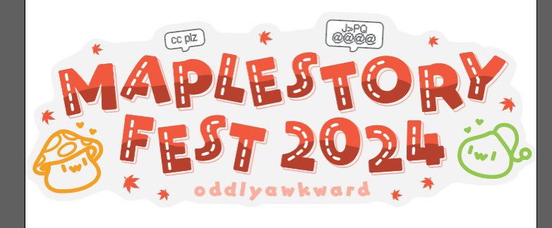 oddlyawkward's tweet photo. I'm back home from #MapleStoryFest ;w;
wish i could've stayed longer, but i got a flight to catch o7 hope those who had my lil freebies enjoy them!!!! i forgot to take a photo of them but it looked like this :3ccccc i didn't take many photos really...... qwq https://t.co/k1VrwuSQ6o