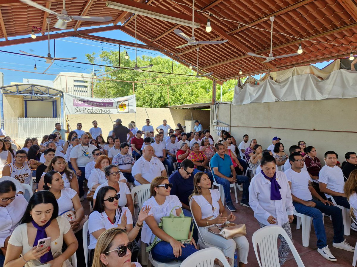 El día de hoy, sábado 26 de octubre, en La Paz llevamos a cabo la Asamblea Estatal del #MNE en #BCS con la participación de líderes provenientes de sus municipios.  Saludos