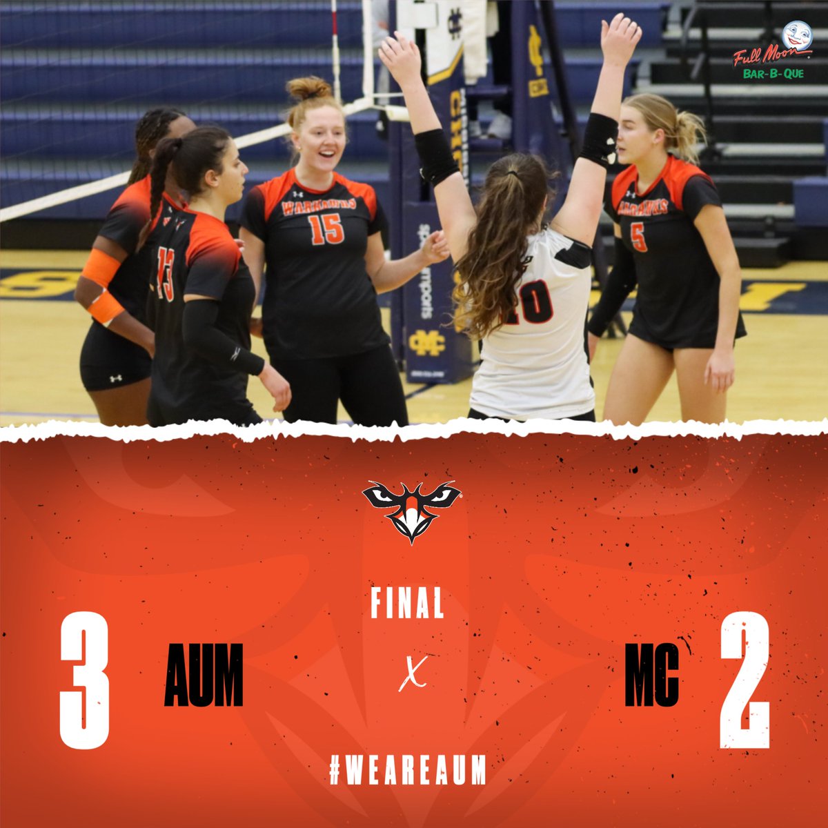 AUMWarhawksVB's tweet photo. That's back-to-back wins for the Warhawks!

#WeAreAUM https://t.co/En9P37erQI