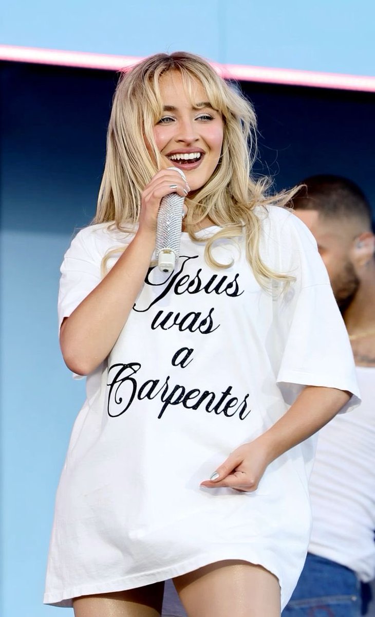 we got sabrina carpenter at home