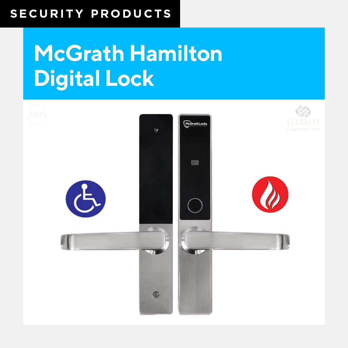 SecElecMag's tweet image. sen.news/new-mcgrath-ha…
'New McGrath Hamilton digital lock with DDA-compliant handles, 2-hour fire rating and a satin nickel finish is new from LSC.'
#electricstrikes #electromagneticlocks #entrancecontrol #doorhardware #securityinstallers #securityintegration #SEN