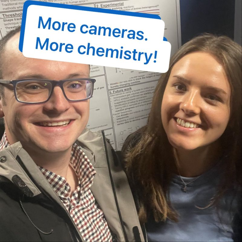 Reid_Research's tweet image. 🎉 Congratulations to our summer intern and now Final Year project student Morven Gray, who presented her poster at this year’s 'Research Interns @ Strath’ event.
Morven is helping us explore some exciting multi-phase systems, further expanding what Kineticolor can do for #PAT.