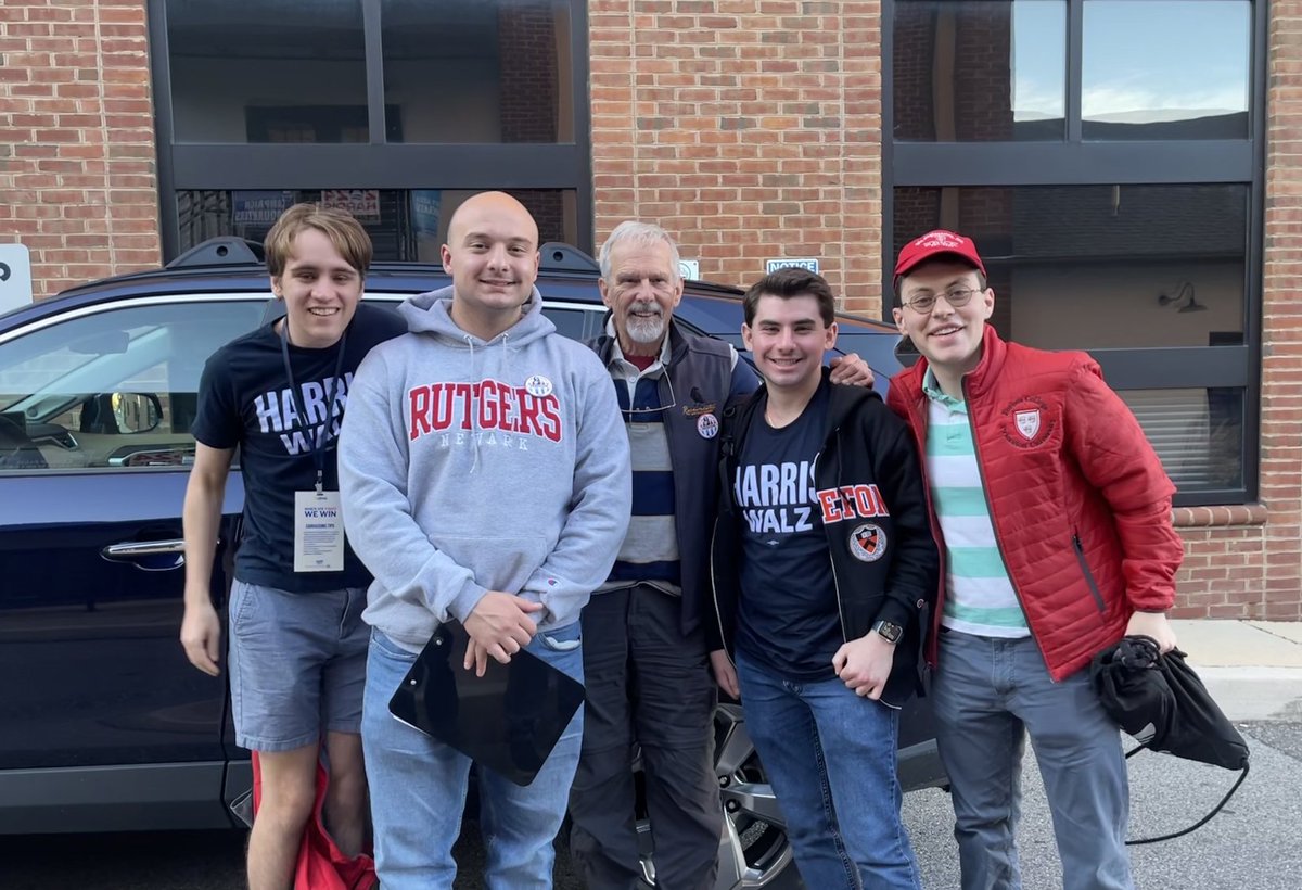 Nate Howard 🥥 🌴 (@natehoward2003) on Twitter photo Organizing a bus trip for <a href="/NJCollegeDems/">College Democrats of NJ</a> full of college students is harder than it looks, but it's 100% worth it!
Thanks to everyone who volunteered to canvass for <a href="/KamalaHarris/">Kamala Harris</a> and to the volunteers who drove us to turf! #WeAreNotGoingBack Organizing a bus trip for <a href="/NJCollegeDems/">College Democrats of NJ</a> full of college students is harder than it looks, but it's 100% worth it!
Thanks to everyone who volunteered to canvass for <a href="/KamalaHarris/">Kamala Harris</a> and to the volunteers who drove us to turf! #WeAreNotGoingBack
