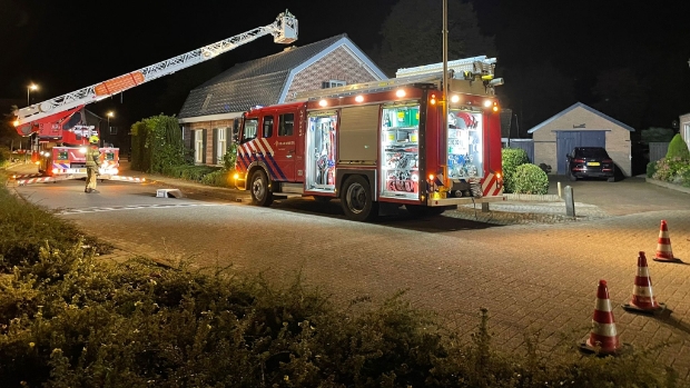 Schoorsteenbrand op Langenboomseweg in Zeeland