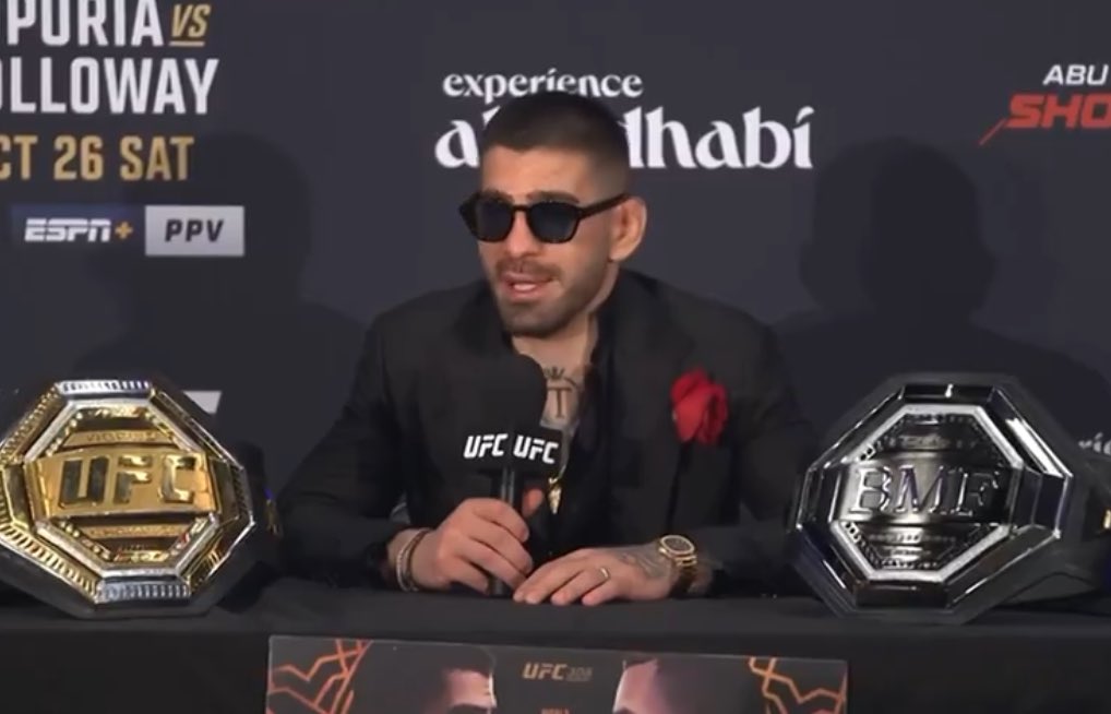 🗣️Ilia Topuria: “Real Madrid lost? 4-0? Noway? No problem, Hala Madrid anyways.”