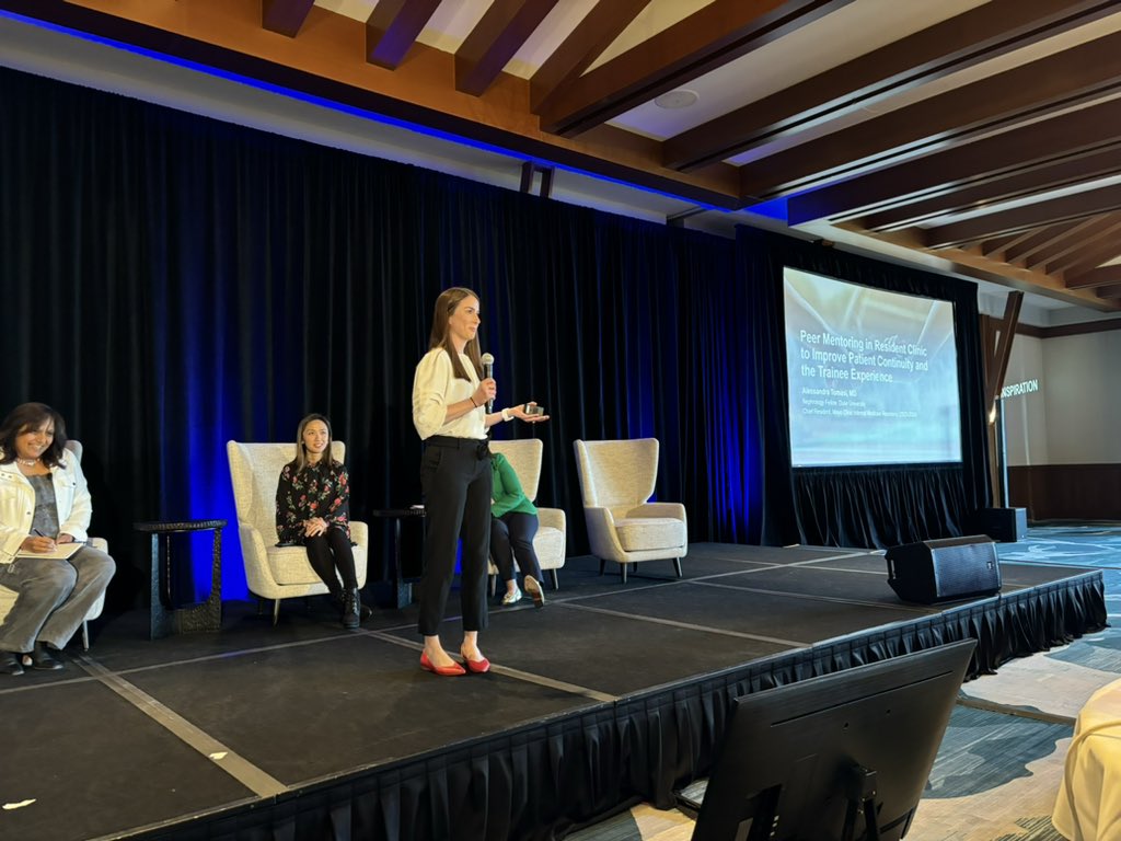 Alessandra Tomasi (@aletomasimd) on Twitter photo Excited for the opportunity to present our work on peer mentoring in residency training at <a href="/MayoGRIT/">Mayo Clinic GRIT</a>!
<a href="/MayoMN_IMRES/">Mayo Clinic Internal Medicine Residency Rochester</a> <a href="/DukeKidney/">Duke Kidney</a> Excited for the opportunity to present our work on peer mentoring in residency training at <a href="/MayoGRIT/">Mayo Clinic GRIT</a>!
<a href="/MayoMN_IMRES/">Mayo Clinic Internal Medicine Residency Rochester</a> <a href="/DukeKidney/">Duke Kidney</a>