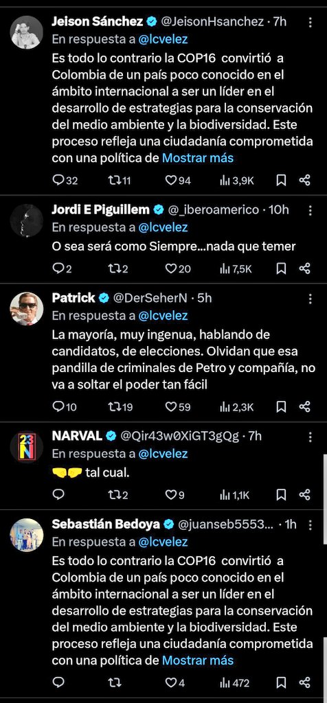 manuelcaro's tweet photo. @lcvelez Miren como las bodegas petristas atacan de manera descarada, puro "copy-paste" burdo y descoordinado (1er y último comentario de la imagen) https://t.co/yN1mJxLfEl
