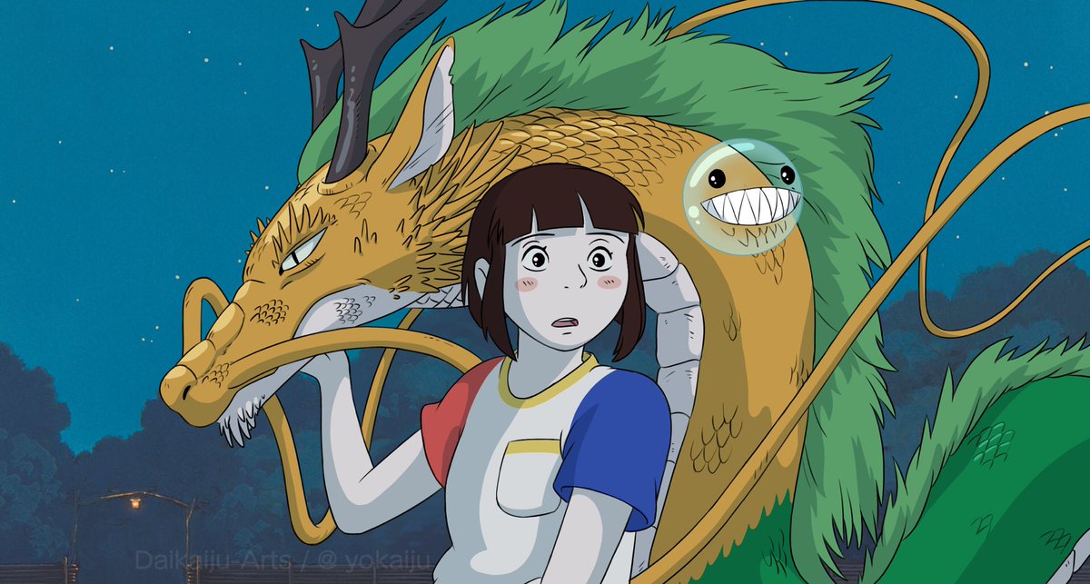 Yokaiju's tweet photo. “Once you’ve met someone, you never really forget them. It just takes a while for your memories to return.”

#TheAmazingDigitalCircus #tadc #spiritedaway https://t.co/qrCkNd0Gus