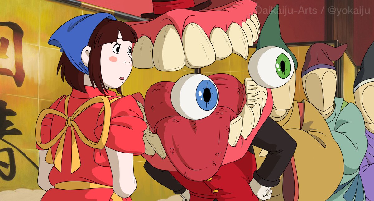 Yokaiju's tweet photo. “Once you’ve met someone, you never really forget them. It just takes a while for your memories to return.”

#TheAmazingDigitalCircus #tadc #spiritedaway https://t.co/qrCkNd0Gus