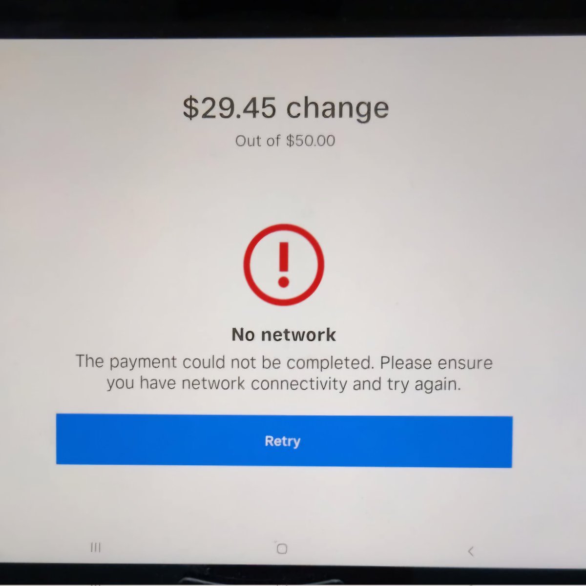 victorh887's tweet photo. @Square #squaredown even cash transactions.... https://t.co/sJSTXsqWSq