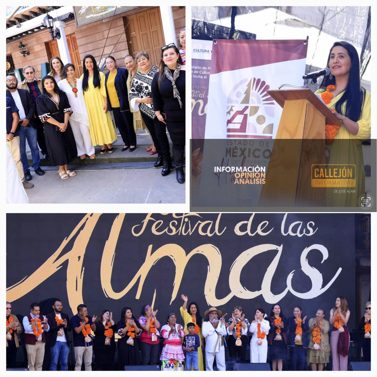 JOSEALAM's tweet photo. DESANGELADO FESTIVAL DE LAS ALMAS

La inauguración del Festival de Las Almas en Valle de Bravo se dio sin la presencia de la Gobernadora @delfinagomeza ni de @horacioduarteo tampoco de la presidenta @MichValledbravo 

Así lucieron los primeros actos del Festival.

En días pasados, la presidenta Municipal externó a la clase empresarial que se trata de una organización lamentable.

LAMENTABLE CALIDAD DEL FESTIVAL DE LAS ALMAS 

El Gobierno Municipal de Valle de Bravo encabezado por Dra. Michelle Núñez se deslindó de la organización del Festival de Las Almas, que no estará a la altura de la calidad que le  caracteriza por muchos años.

La presidenta ofreció una disculpa a la iniciativa privada que se ve beneficiadas con estas actividades, por las derramas económicas que había generado

Este fue el  mensaje del Gobierno Municipal:

Estimados empresarios de Valle de Bravo Muchos de ustedes se han preguntado sobre el programa del "Festival de las Almas" en su edición 22, con la intención de compartirlo con sus huéspedes y clientes. 

Entendemos lo importante que es este evento para todos y el impacto económico que puede tener para sus negocios cuando no está bien organizado. 

Lamentablemente, es justo informarles que este año la coordinación con la Secretaría de Turismo y Cultura del Estado de México, encabezada por la Mtra. Nelly Carrasco, ha sido deficiente. 

Al día de hoy, no se ha realizado ninguna reunión con ella y la poca colaboración que hemos tenido ha sido a través de la Dirección de Cultura, quienes aún no nos han proporcionado el programa oficial. 

Este festival, que es 100% organizado por la Secretaría de Turismo y Cultura del Estado de México, no ha sido tratado con la seriedad e importancia que se requiere. 

La calidad del programa propuesto es lamentable y está lejos de la representación artística que Valle de Bravo espera y merece. 

Desde el ayuntamiento, hemos hecho todo lo posible por facilitar los espacios y brindar el apoyo que se requiere, pero, tristemente, no hemos sido involucrados adecuadamente en su organización. 

A nombre del gobierno municipal, les ofrecemos una disculpa por esta situación. Estamos conscientes de las expectativas y la importancia que tiene este evento para toda la comunidad y los negocios locales. 

Seguiremos gestionando para que en futuras ediciones no se repita esta mala experiencia y podamos tener una mejor coordinación con dicha Secretaría. Gracias por su comprensión y por el apoyo constante