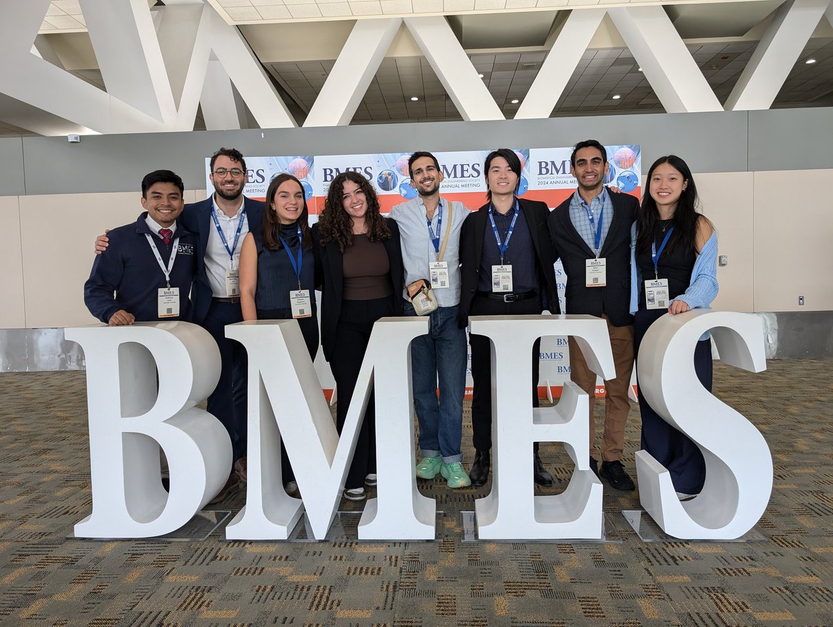 SantiCorreaPhD's tweet image. The Lab's FIRST national conference is in the books! #BMES2024 thanks for a memorable week β₯οΈ
