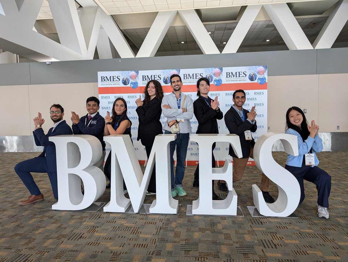 SantiCorreaPhD's tweet image. The Lab's FIRST national conference is in the books! #BMES2024 thanks for a memorable week β₯οΈ